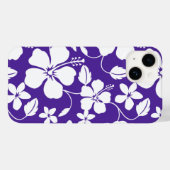 HAWAÏAN HULA (HIBISCUS) PAARS Case-Mate iPhone CASE (Achterkant (horizontaal))