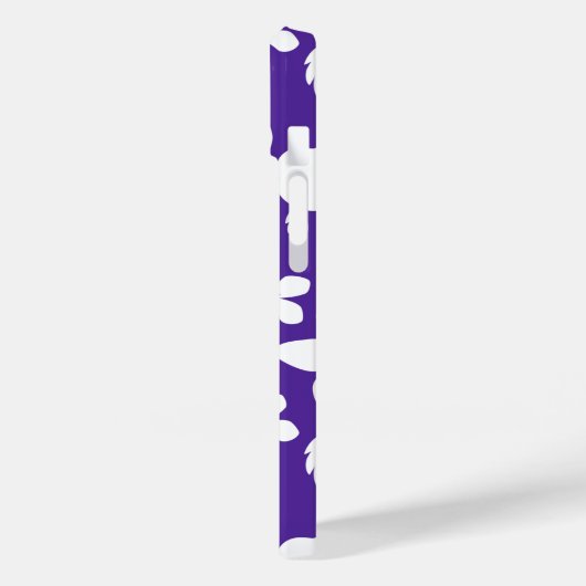 HAWAÏAN HULA (HIBISCUS) PAARS Case-Mate iPhone CASE (Achterkant / Links)