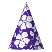 HAWAÏAN HULA (HIBISCUS) PAARS FEESTHOEDJES (Links)