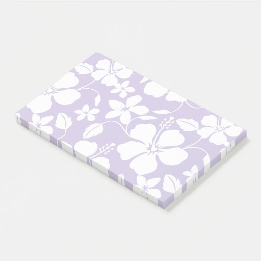HAWAÏAN HULA (HIBISCUS) PAARS POST-IT® NOTES (Schuin)
