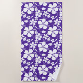 HAWAÏAN HULA (HIBISCUS) PAARS STRANDLAKEN (Voorkant)