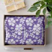 HAWAÏAN HULA (HIBISCUS) PAARS TISSUEPAPIER (Geschenk)