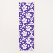 HAWAÏAN HULA (HIBISCUS) PAARS YOGAMAT (Voorkant)