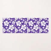 HAWAÏAN HULA (HIBISCUS) PAARS YOGAMAT (Voorkant (horizontaal))