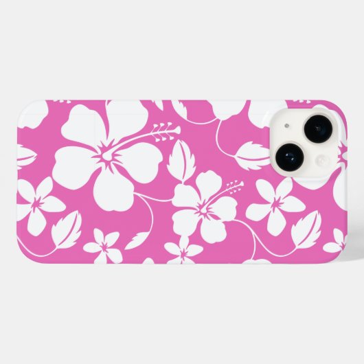 HAWAÏAN HULA (HIBISCUS) PINK Case-Mate iPhone CASE (Achterkant (horizontaal))