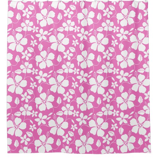 HAWAÏAN HULA (HIBISCUS) PINK DOUCHEGORDIJN (Voorkant)