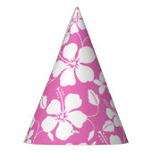 HAWAÏAN HULA (HIBISCUS) PINK FEESTHOEDJES (Links)