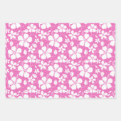 HAWAÏAN HULA (HIBISCUS) PINK INPAKPAPIER VEL (Voorkant 2)