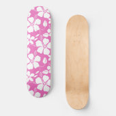 HAWAÏAN HULA (HIBISCUS) PINK PERSOONLIJK SKATEBOARD (Voorkant)