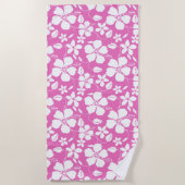 HAWAÏAN HULA (HIBISCUS) PINK STRANDLAKEN (Voorkant)