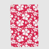 HAWAÏAN HULA (HIBISCUS) RED GOLFHANDDOEK (Voorkant)