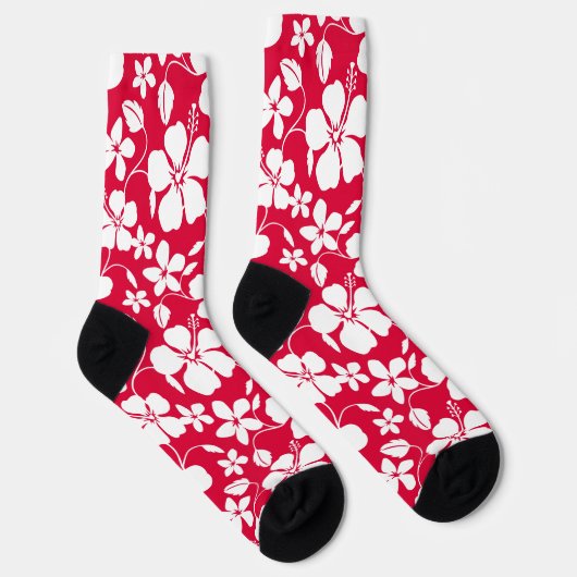 HAWAÏAN HULA (HIBISCUS) RED SOKKEN (Rechts)