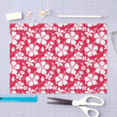HAWAÏAN HULA (HIBISCUS) RED TISSUEPAPIER (Craft)