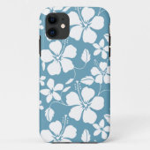 HAWAÏAN HULA (HIBISCUS) SLATE BLUE Case-Mate iPhone CASE (Achterkant)