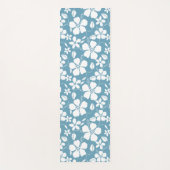 HAWAÏAN HULA (HIBISCUS) SLATE BLUE YOGAMAT (Voorkant)