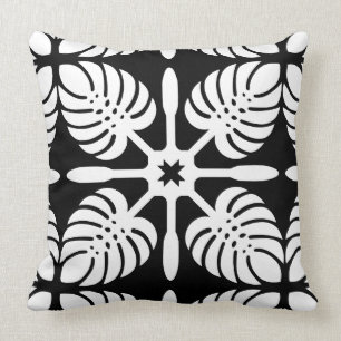 HAWAÏAN QUILT PILLOW- Monstera Kussen