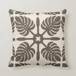 HAWAÏAN QUILT PILLOW- Monstera Kussen