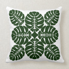 HAWAÏAN QUILT PILLOW- monstera-Sierkussen Kussen