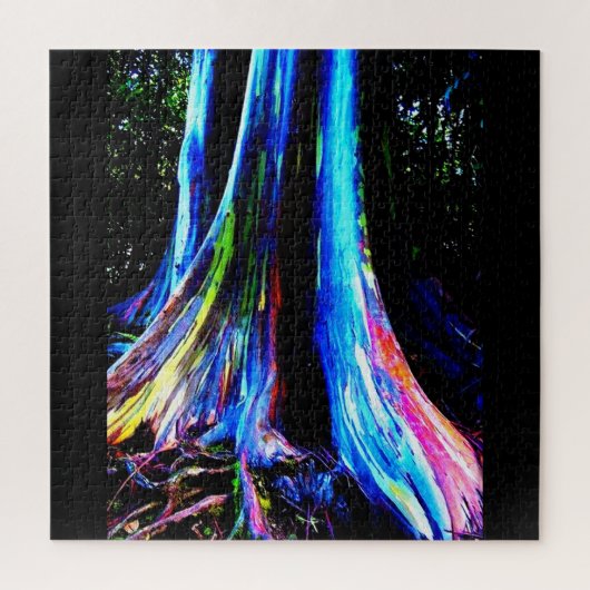 HAWAÏAN RAINBOW EUCALYPTUS TREE LEGPUZZEL (Verticaal)
