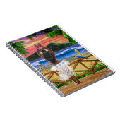 HAWAÏAN SUNSET HULA NOTITIEBOEK (Rechterzijde)