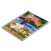 HAWAÏAN SUNSET HULA NOTITIEBOEK (Linkerzijde)