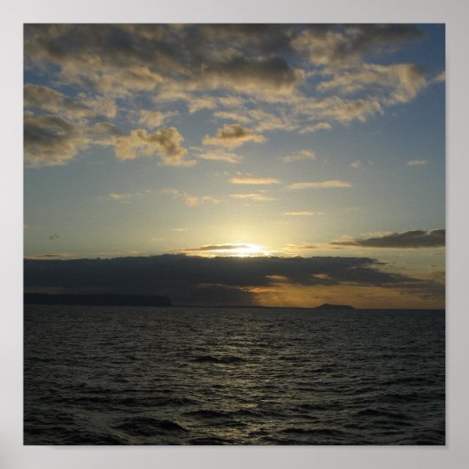 HAWAÏAN SUNSET POSTER (Voorkant)