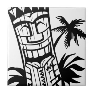HAWAÏAN TIKI BAR ART TEGELTJE