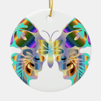 HAWAÏAN TROPICAL BUTTERFLES KERAMISCH ORNAMENT