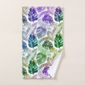 HAWAÏAN TROPICAL GROEN PAARS TOWEL SET BAD HANDDOEK (Handdoek)