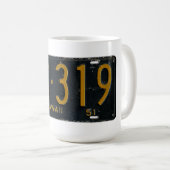 Hawaii 1951 LicentieBord Koffiemok (Voorkant rechts)