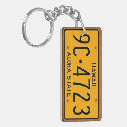 Hawaii 1969  Bord Sleutelhanger (Voorkant Links)