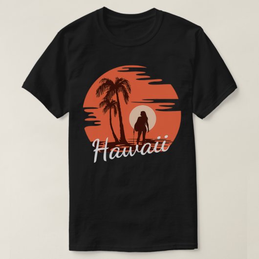 Hawaii 1 t-shirt (Design voorkant)