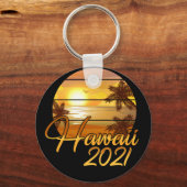 Hawaii 2021 Hawaiian Family Vacation Matching Sleutelhanger (Voorkant)