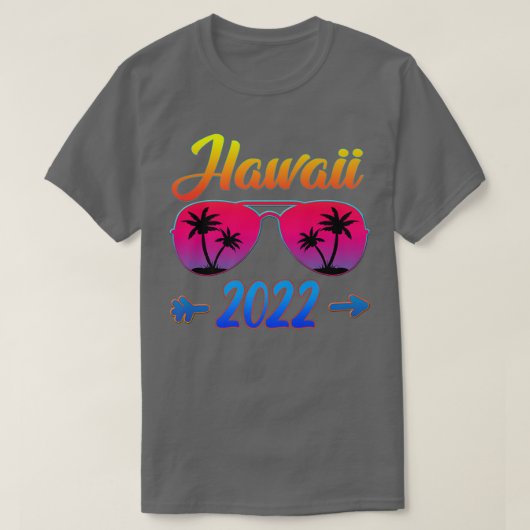 Hawaii 2022 Hawaiian Beach Cool Vacation M T-shirt (Design voorkant)