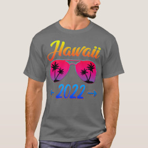 Hawaii 2022 Hawaiian Beach Cool Vacation M T-shirt