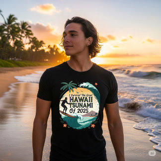 Hawaii 2025 Tsunami Survivor T-shirt