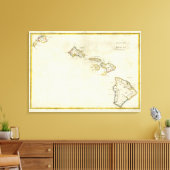 Hawaii 2 canvas afdruk (Insitu (Woonkamer))