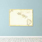 Hawaii 2 canvas afdruk (Insitu (Houten vloer))