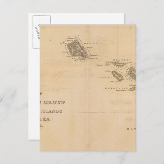 Hawaii 3 briefkaart (Voorkant / Achterkant)