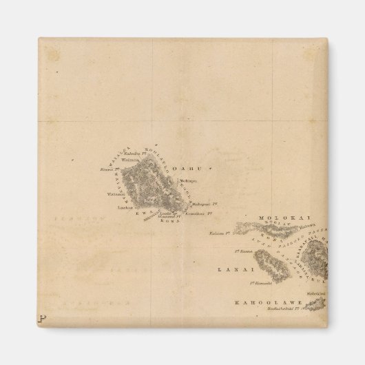 Hawaii 3 magneet (Voorkant)