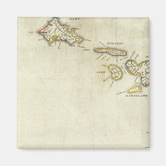Hawaii 3 magneet (Voorkant)