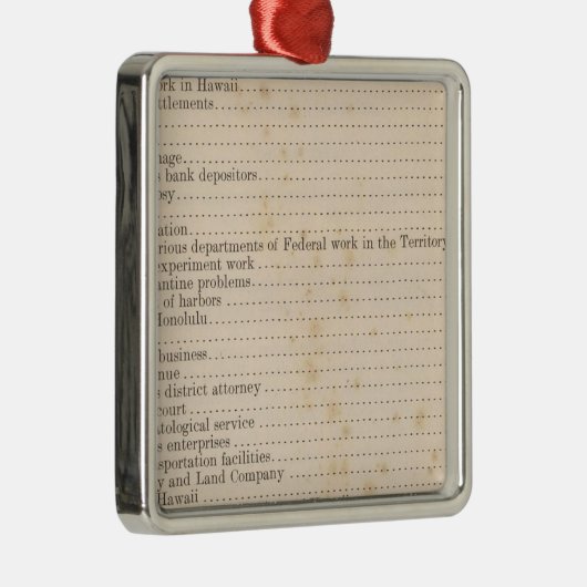 Hawaii 5 metalen ornament (Rechts)