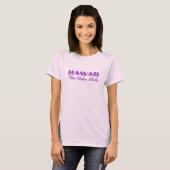 HAWAII aangepaste tekstkleding T-shirt (Voorkant volledig)