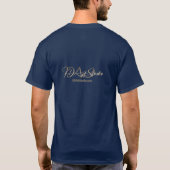 Hawaii Abstracte Bloemen Reiger Hibiscus T-shirt (Achterkant)
