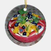 Hawaii Acai Bowl Keramisch Ornament (Voorkant)