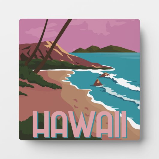 Hawaii Achtergrond Fotoplaat (Voorkant)