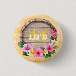 Hawaii Afscheidscadeau voor de Bruid Ronde Button 3,2 Cm