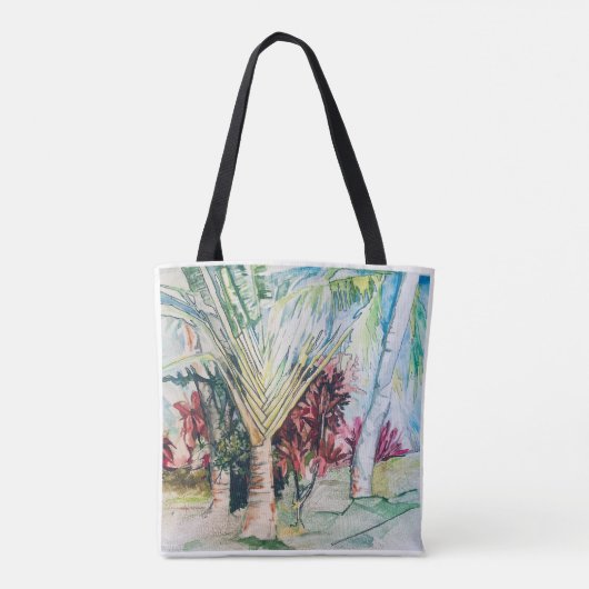 Hawaii "Aloha" All-over-print Tas, schouderTas Tote Bag (Achterkant)
