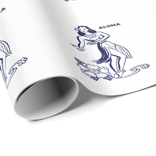 Hawaii Aloha Cadeaupapier (Rol Hoek)