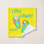 Hawaii Aloha Collectie Bad Handdoek (Wasdoekje)